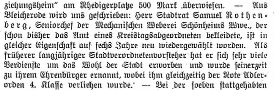 Die Synagoge in Bleicherode (Kreis Nordhausen)